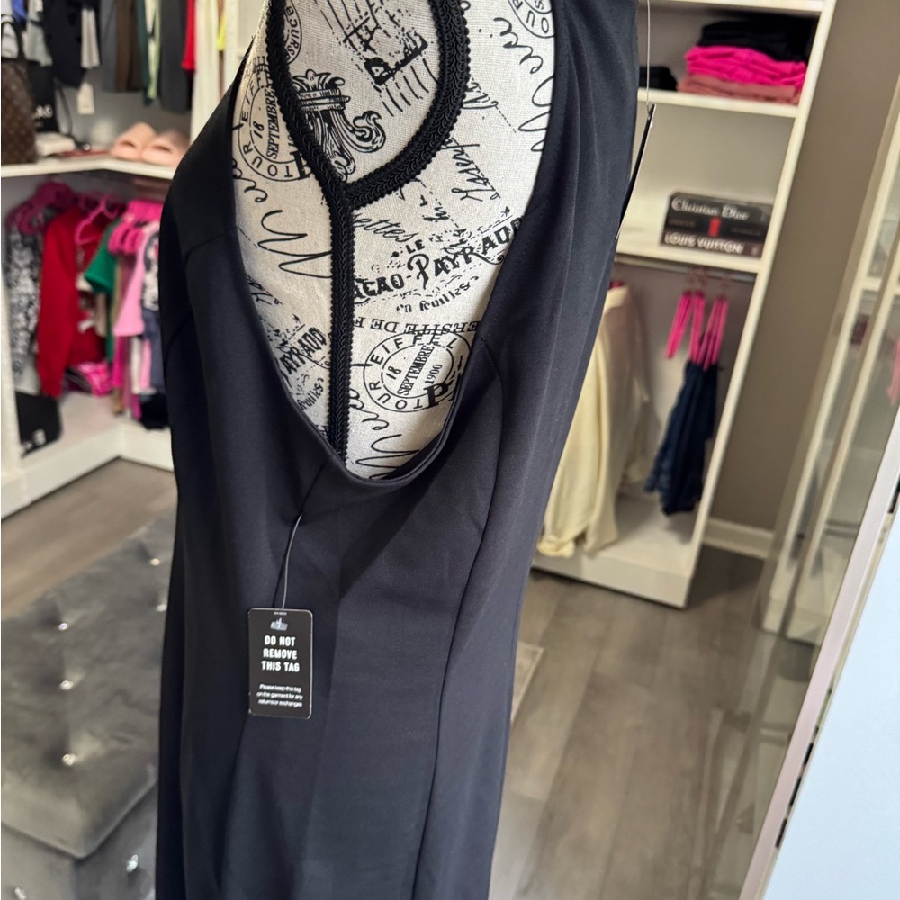 Mini black cocktail dress - Picture 4 of 5